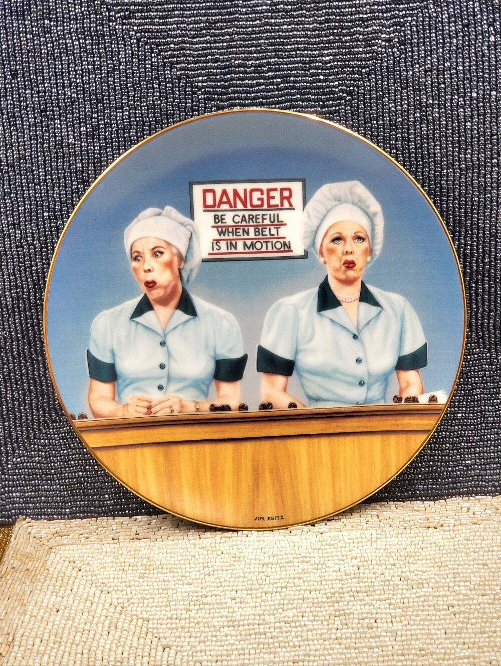 I Love Lucy “Eating The Evidence”- Hamilton Collector Plate - 1870D (PT2)**
